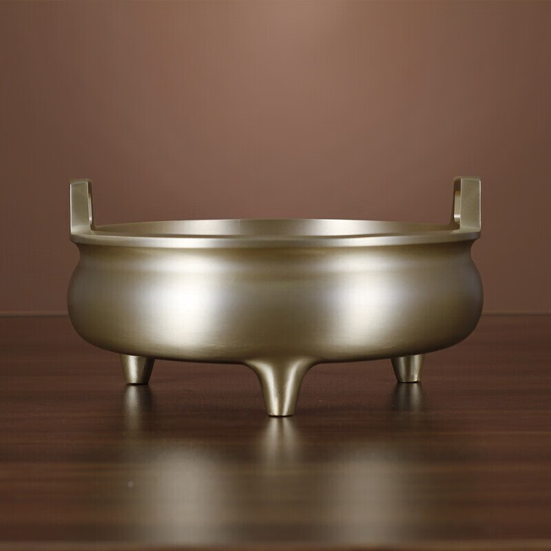 大明宣德炉线香炉供佛炉家用室内线香插宣德炉家用 冲天炉(本色)-中号