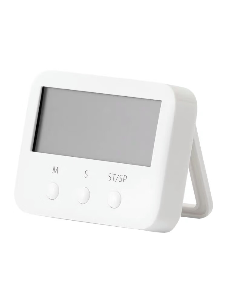 器足浴店养生馆足疗技师采耳按摩上钟美容院皮肤管理贴面 白色计时器