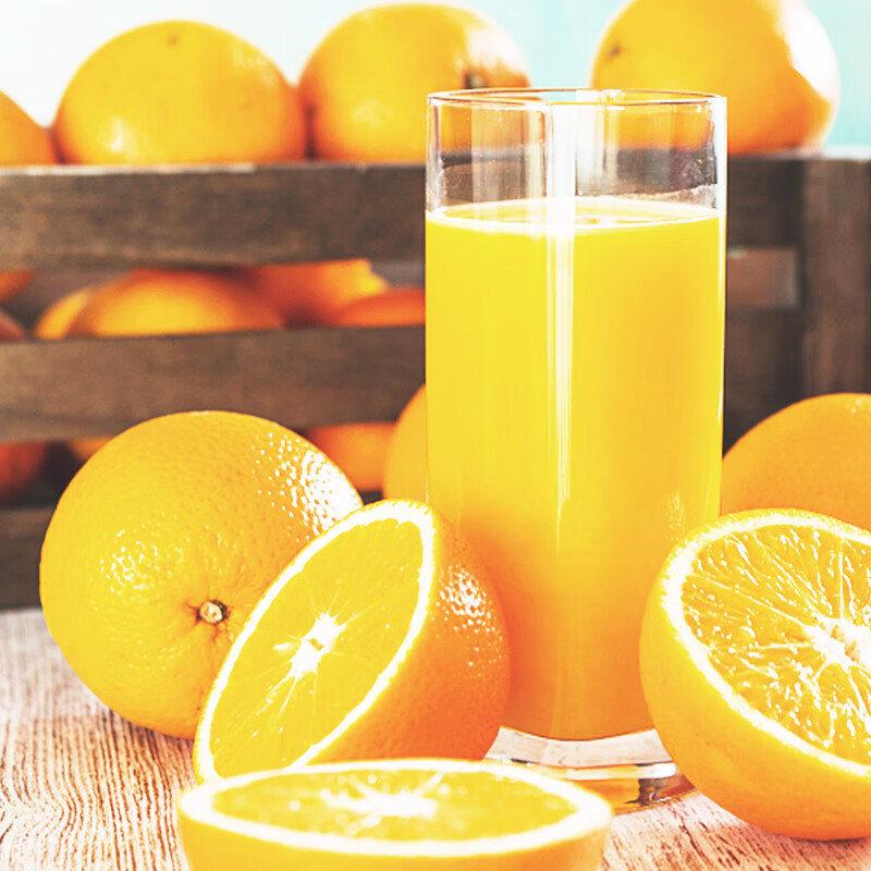 果迎鲜橙子 新鲜水果  脐橙  奉节橙 净果4.5斤装 70-75mm