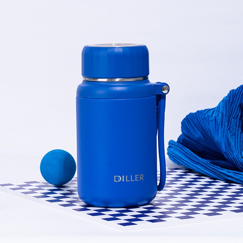 diller便携保温杯大容量日本sus316不锈钢标 喝水杯保温杯男士女商务
