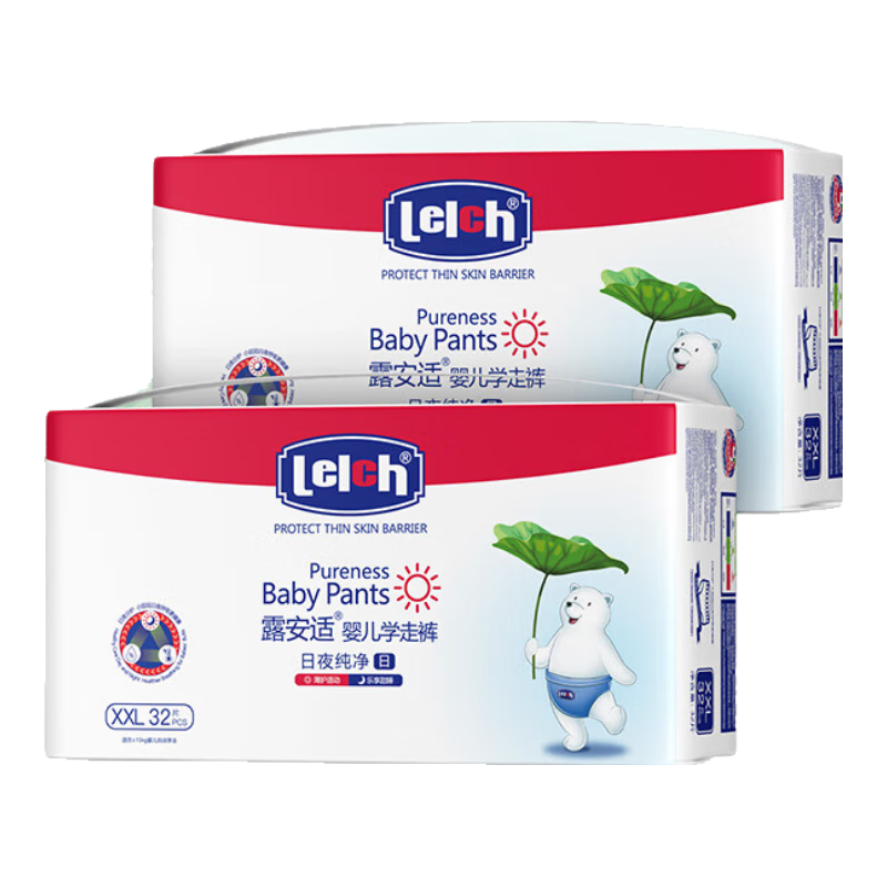 ¶���ʣ�Lelch����ҹ����pure��װѧ�߿�XXL��64Ƭ(15kg����)����Ӥ��������