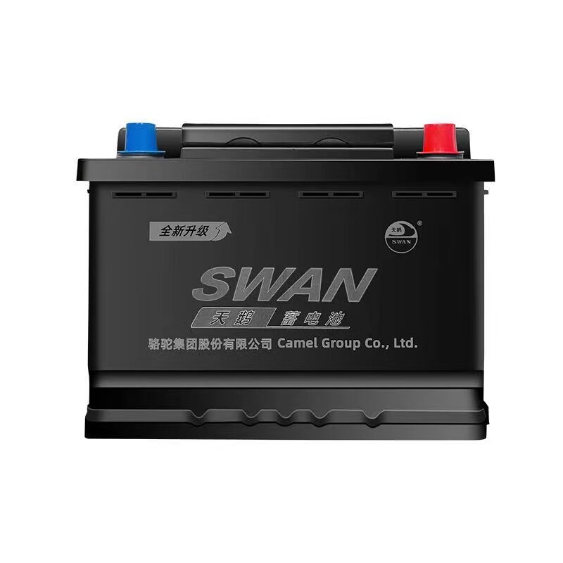 电池天鹅df系列12v36-100ah汽车电瓶上门安装以旧换新 l2400大众