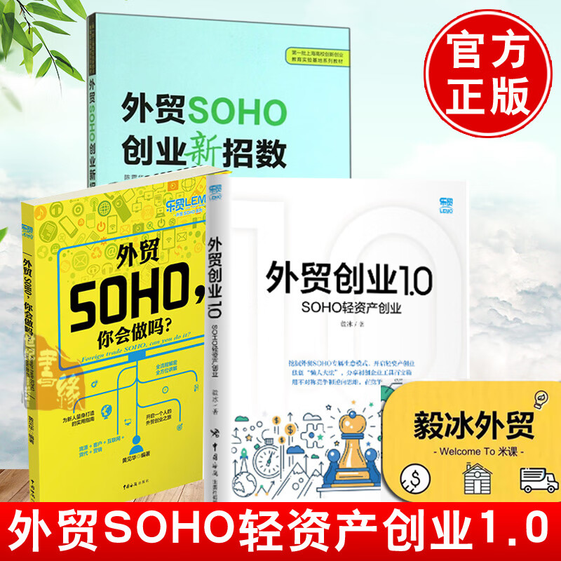 【冰大新书3册】毅冰soho外贸创业1.