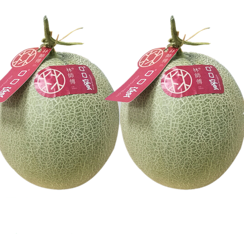 林师傅口口蜜哈密瓜网纹瓜甜香瓜新鲜水果 原箱6-7装 2个装