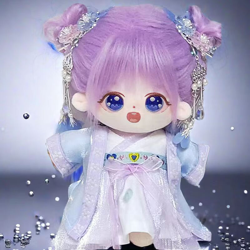 棉花娃娃貂蝉宝宝毛绒公仔换装diy玩具人形玩偶闺蜜生日礼物原创 20cm