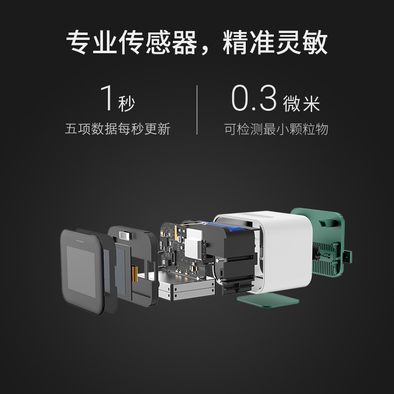 青萍空气检测仪Lite二氧化碳传感器是什么型号，准确性好不好？