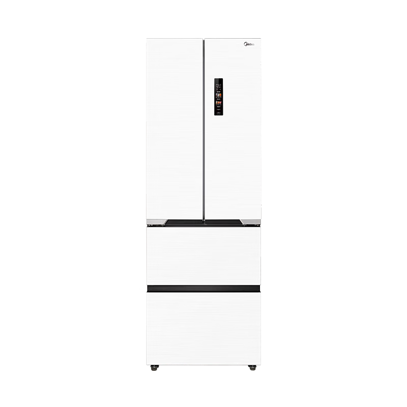 再降价、618预售、PLUS会员：Midea 美的 421 法式四开门 一级冰箱 MR-421WUFPZE白色