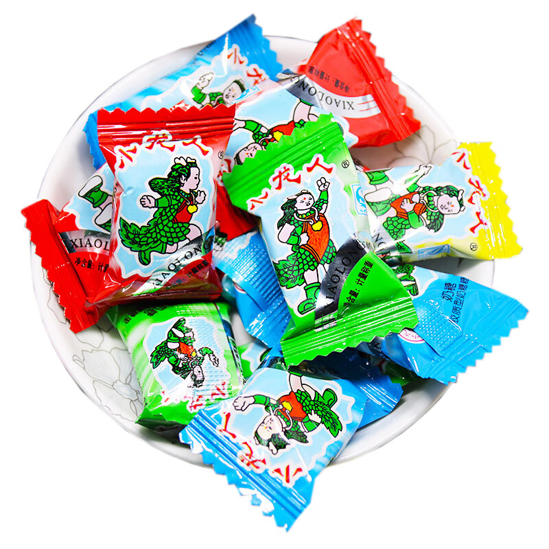 小龙人糖果牛奶糖 500g/袋 送20g喜糖安庆特产 儿时怀旧零食清凉水果