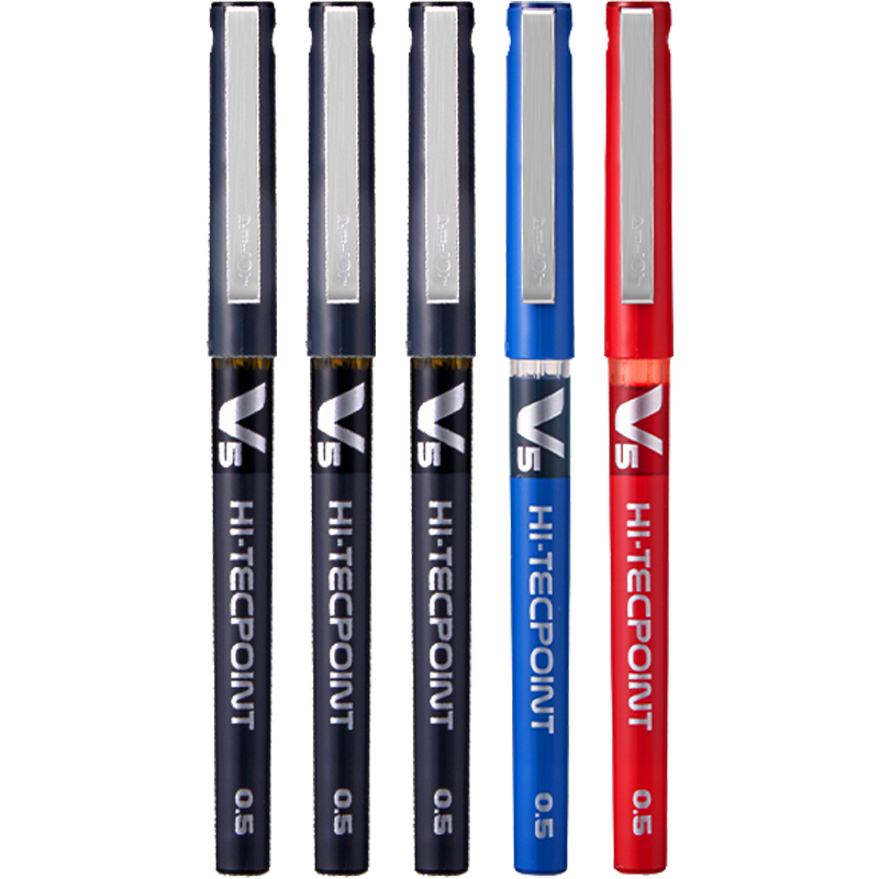 ���֣�PILOT�� ֱҺʽ��������Ա� ���ˮ��ǩ�ֱ� ��ɫѧ�����Ա�BX-V5  0.5mm3��1��1�� 