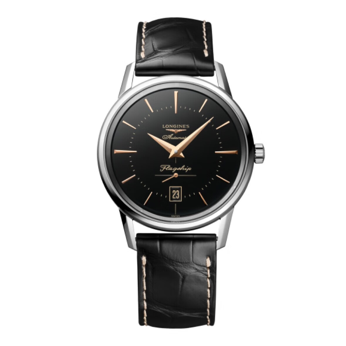 【二手99新】浪琴(longines)经典复刻系列 复古 自动机械男表二手男士