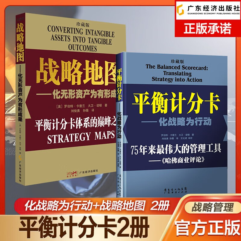 【战略管理两本装】平衡计分卡 战略地图(珍藏版)企业发展战略研究