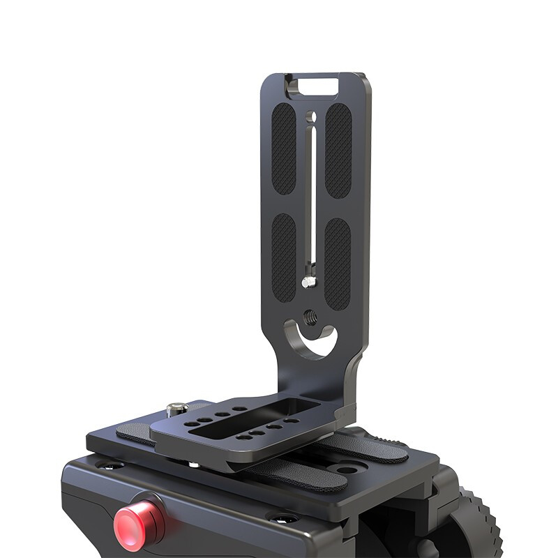 锐七 RUIQI竖拍L型快装板90度单反相机通用索尼佳能5D2/3/4 竖拍板4k摄像机 L竖拍板(承重10KG)