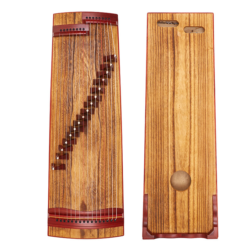 孤桐扬州16弦78厘米便携旅行儿童小古筝红花梨实木初学者入门练指器