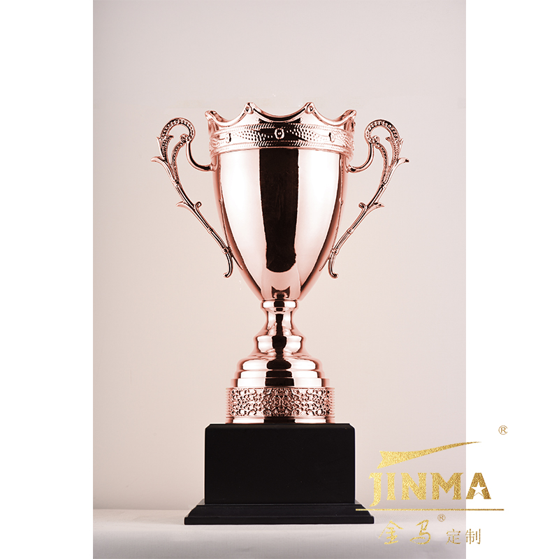 JINMA定制 金属奖杯 比赛颁奖 体育运动 足球篮球羽毛球游泳 年会公司活动颁奖 10104 铜色