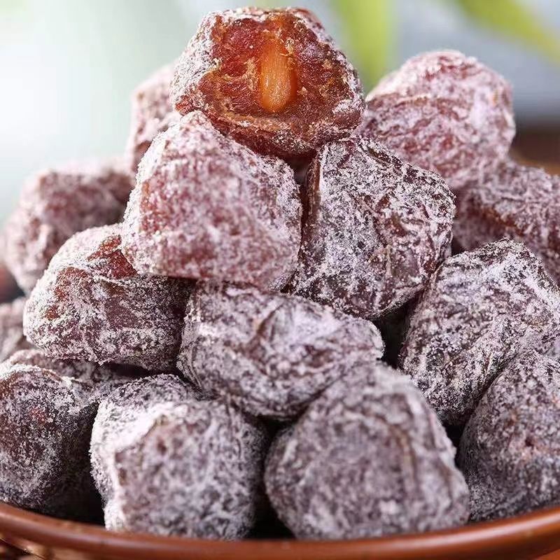 老婆梅2斤酸甜话梅九制雪花梅情人梅蜜饯李子休闲零食50g 老婆梅1000g