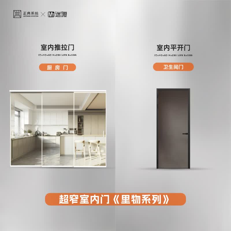 JOYDON SYSTEM正典系统里物系列厨卫组合门套餐 室内门 定制补100元高性价比高么？