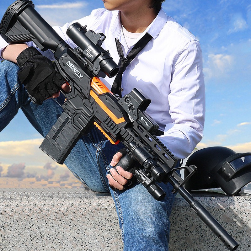 高恩多功能m416电动软弹枪，软弹枪价格走势怎样？
