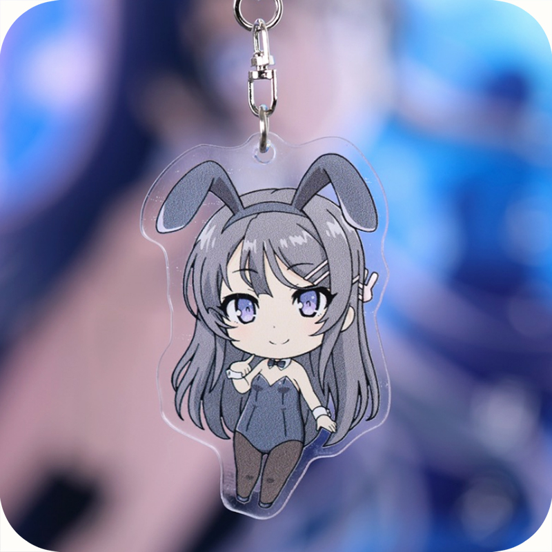 青春猪头少年不会梦到兔女郎学姐周边樱岛麻衣挂件钥匙扣古贺朋绘