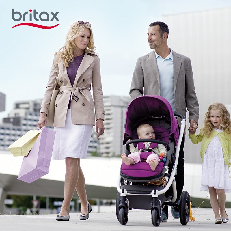 Britax宝得适婴儿推车双向高景观四轮避震宝宝爱上旅途儿童推车 爱上旅途-原装全球限量款