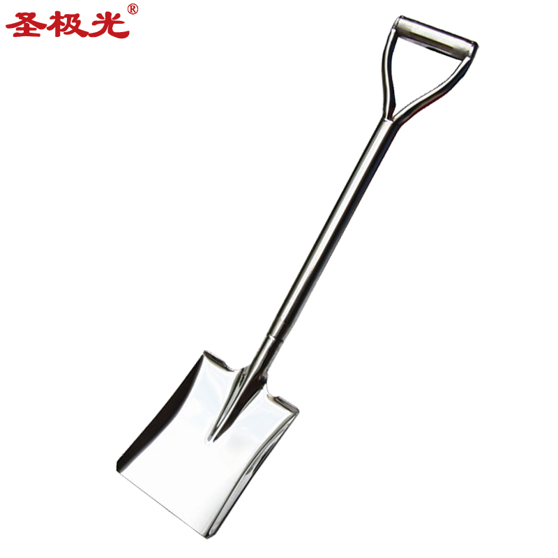 圣极光不锈钢铲工地便携铲工业清洁连体锹车载工具铲可定制g3165