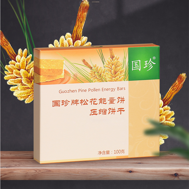 国珍牌国珍松花能量饼100g 一盒