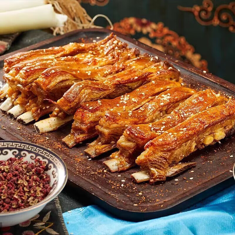 草原精选羊排生鲜羊肉炖煮火锅食材 鲜切速冻内蒙古羊肉拼装套餐 精 选羊排*1斤（切条发货）