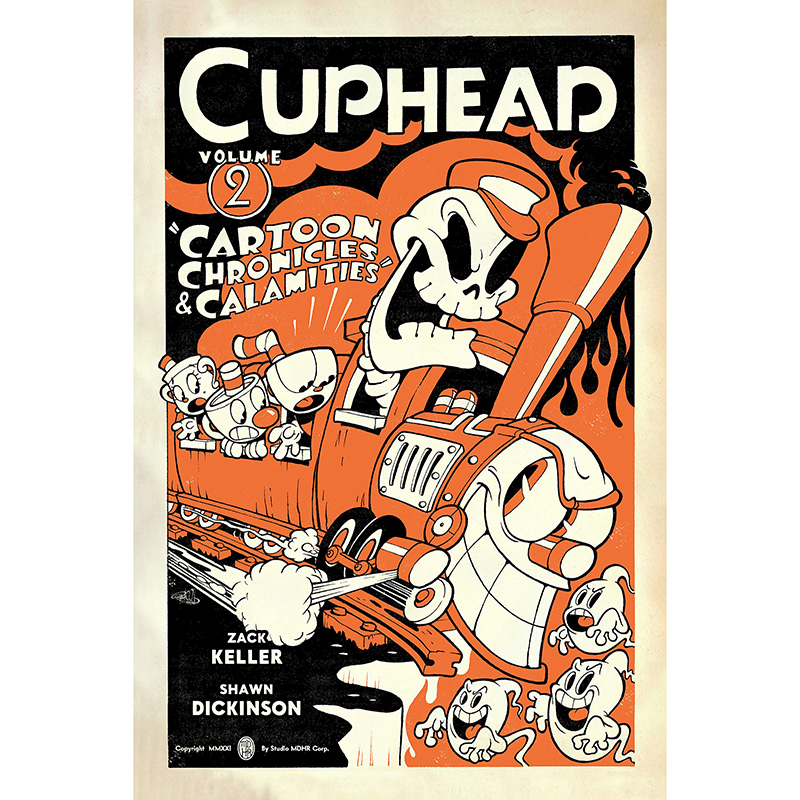 现货 茶杯头官方漫画 卷2 英文原版 Cuphead Volume 2:Cartoon Chronicles & Calamities 黑马出版 Dark Horse 茶杯头游戏周边书