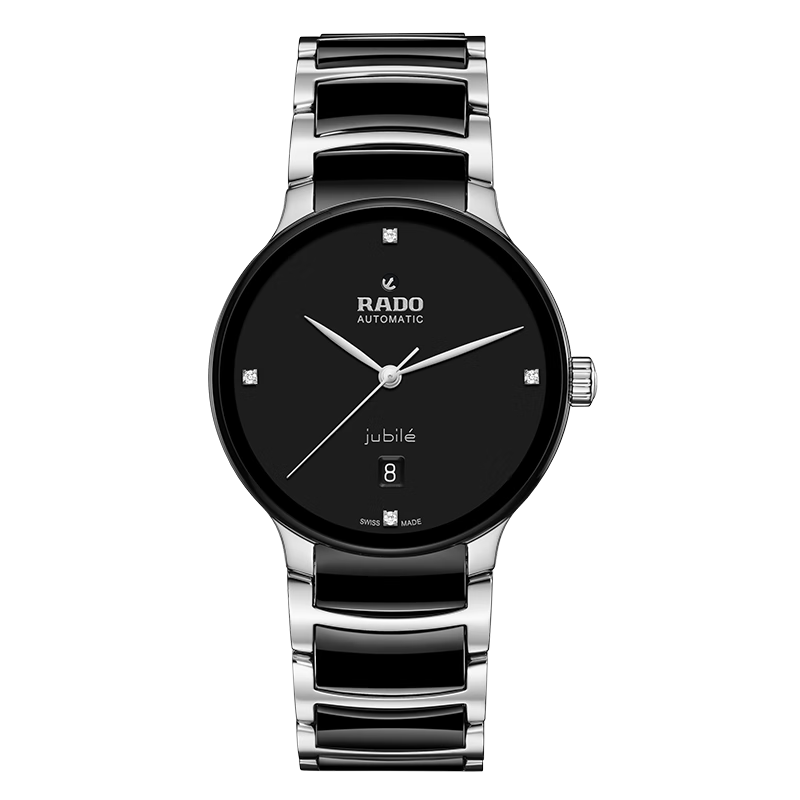 雷達(dá)(RADO)瑞士手表晶萃陶瓷機(jī)械男表簡(jiǎn)約商務(wù)新年禮物