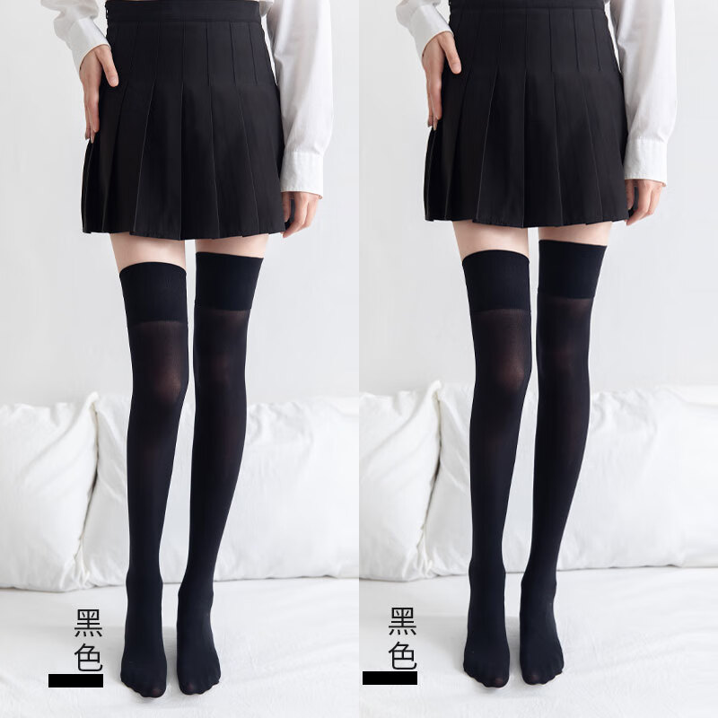 smotouch mud高档高尔夫袜子女腿部防晒丝袜夏季薄款白色长筒过膝盖高