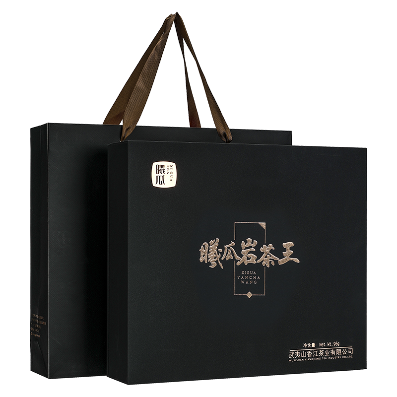 曦瓜乌龙茶岩茶王武夷岩茶大红袍特级96g 中火小罐礼盒装 