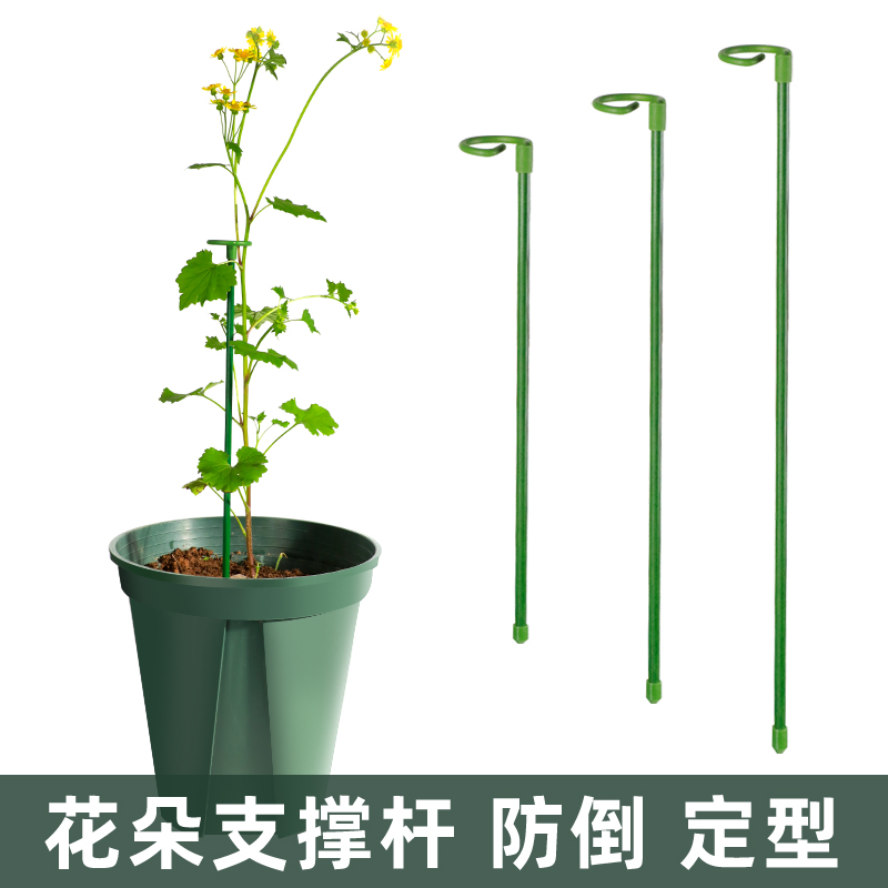 植物固定防倒伏花架子园艺支撑单杆室外花园月季爬藤绣球撑花支架 高80cm3根装 中等怎么看?