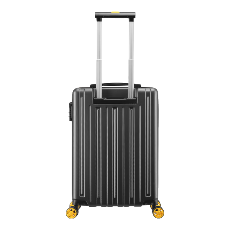 美旅（AMERICAN TOURISTER）豎條紋拉桿箱行李箱萬向輪商務(wù)出行登機(jī)箱男女TC8 炭灰