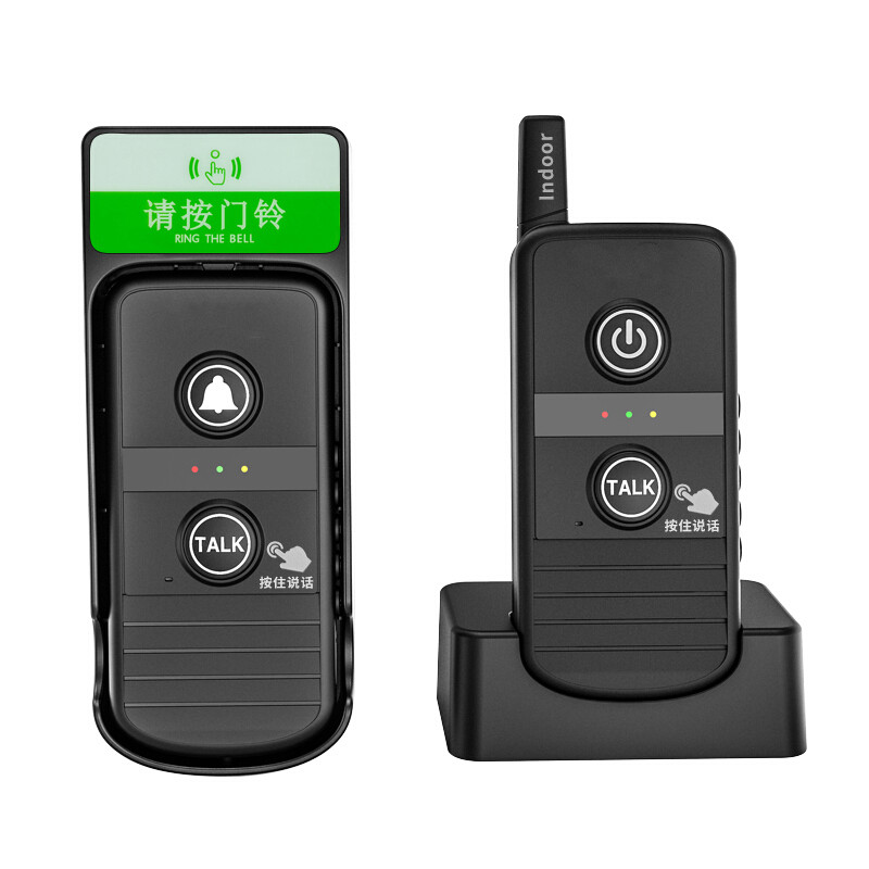 xuncn 语音对讲门铃无线家用超远距离双向对讲机通话电子门铃老人呼叫