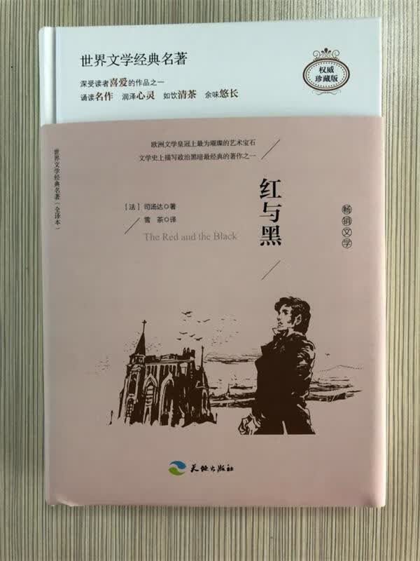 红与黑书 【法】司汤达 天地出版社