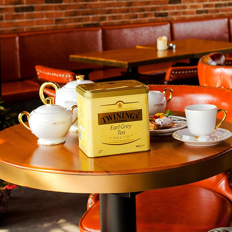 川宁（TWININGS）英国红茶豪门伯爵红茶进口茶叶500g下午茶可搭配牛奶蜂蜜 可冷泡 豪门伯爵红茶500g罐 至25年10月
