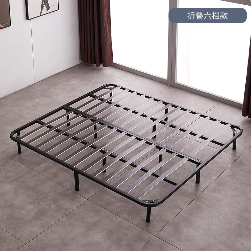 小米石广东佛山家具不锈钢床1.8不锈钢床架 折叠排骨架床板1.