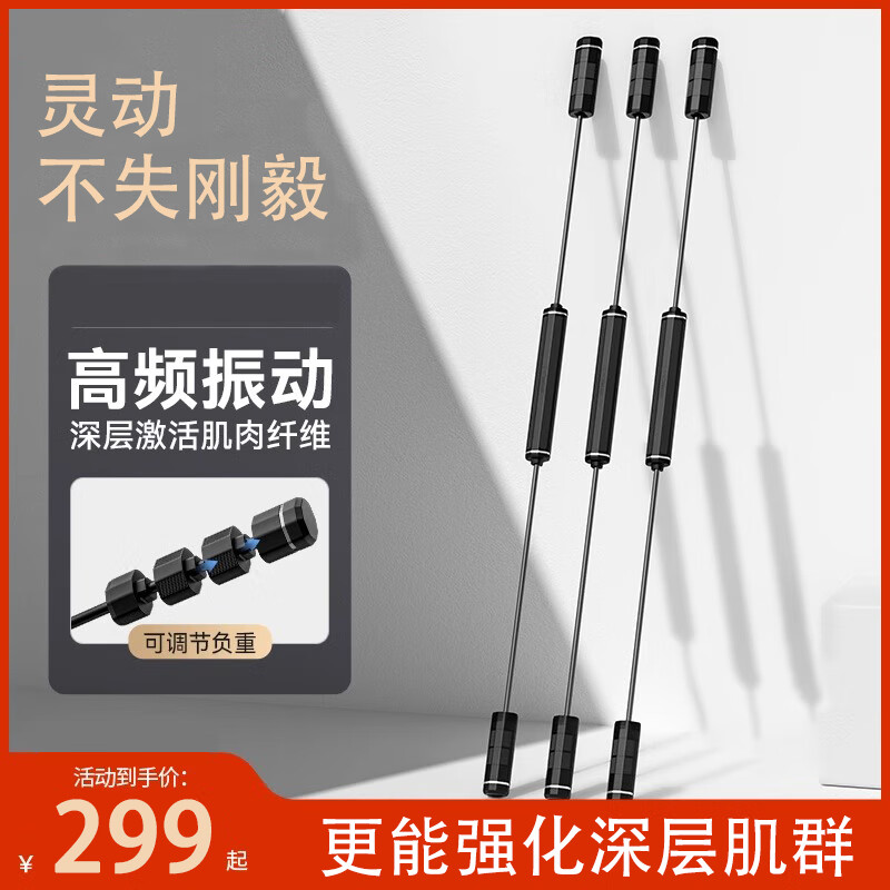 骉祥飞力仕棒健身器材家用运动锻炼腹肌减脂弹力棒减肥健身x1 波尔多