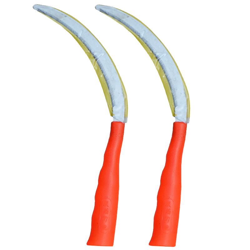 kazhi 小禾镰弯刀锄草 割草刀小镰刀弯刀锄草工具 不锈铁塑料小禾镰