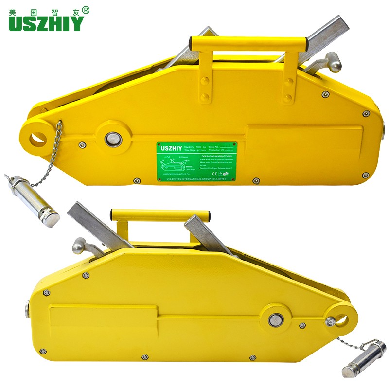 wrp-16 1600kg 30m防腐轻型铝合金钢丝绳电缆光缆绞磨索道输送机小型