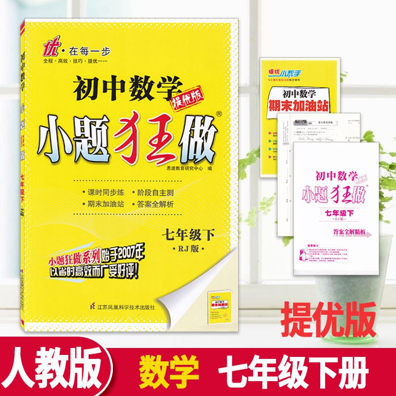 恩波教育初中数学小题狂做七年级下册人教版初一训练习册