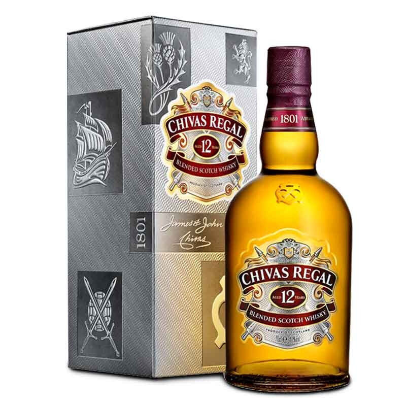 芝华士12年(chivas regal)18年 洋酒 苏格兰调配型威士忌 英国进口原