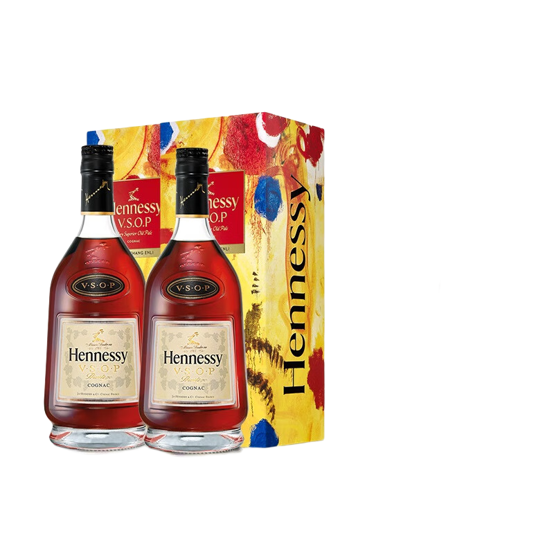 轩尼诗（Hennessy）【官方直营】轩尼诗VSOP干邑白兰地随享装 500mL 2瓶 法国进口洋酒