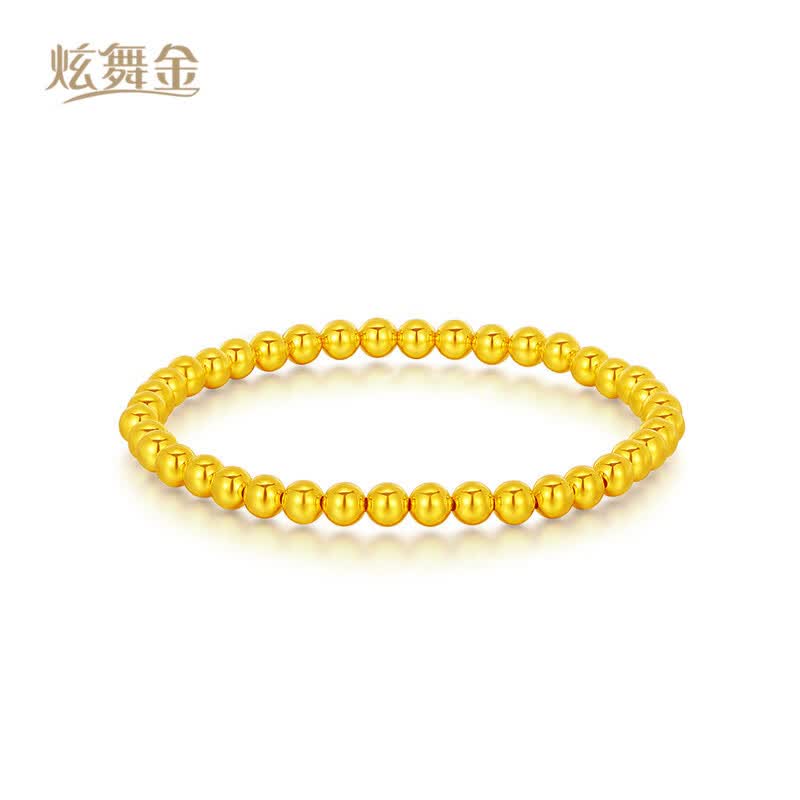 炫舞金珠宝 黄金手链女 足金999圆珠金珠手串 送女友礼物 2.3克使用感如何?