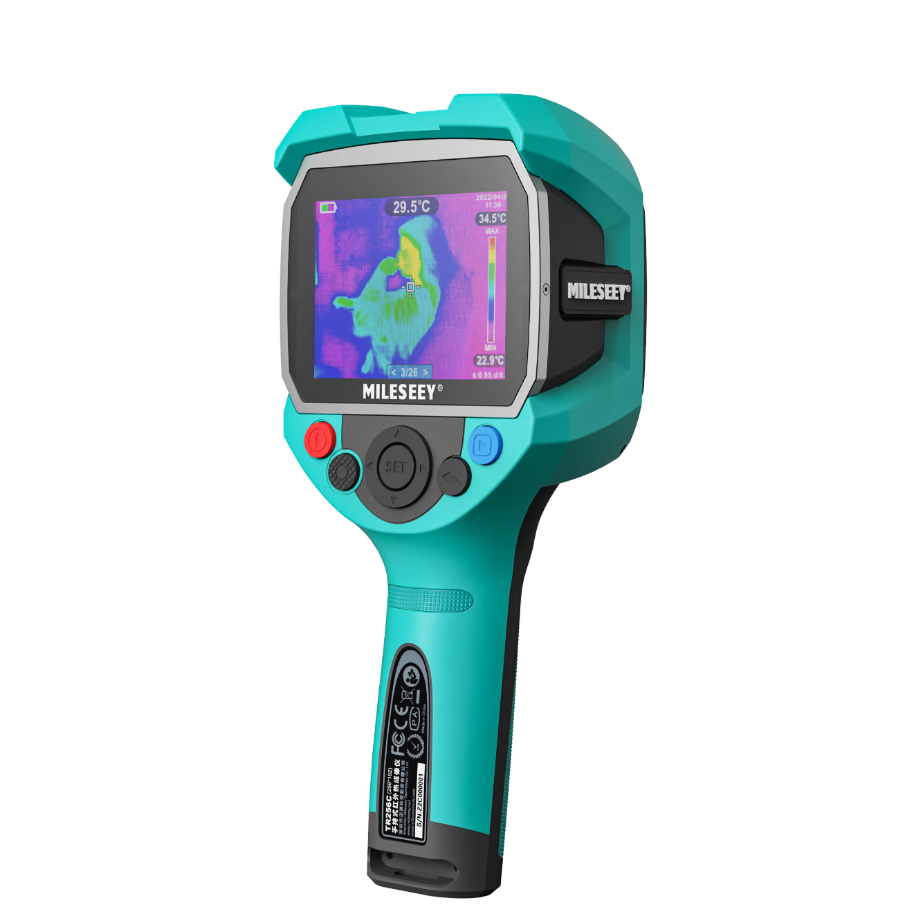 迈测(mileseey)tr256c热成像仪高清热成像激光测距仪工业测温检测仪