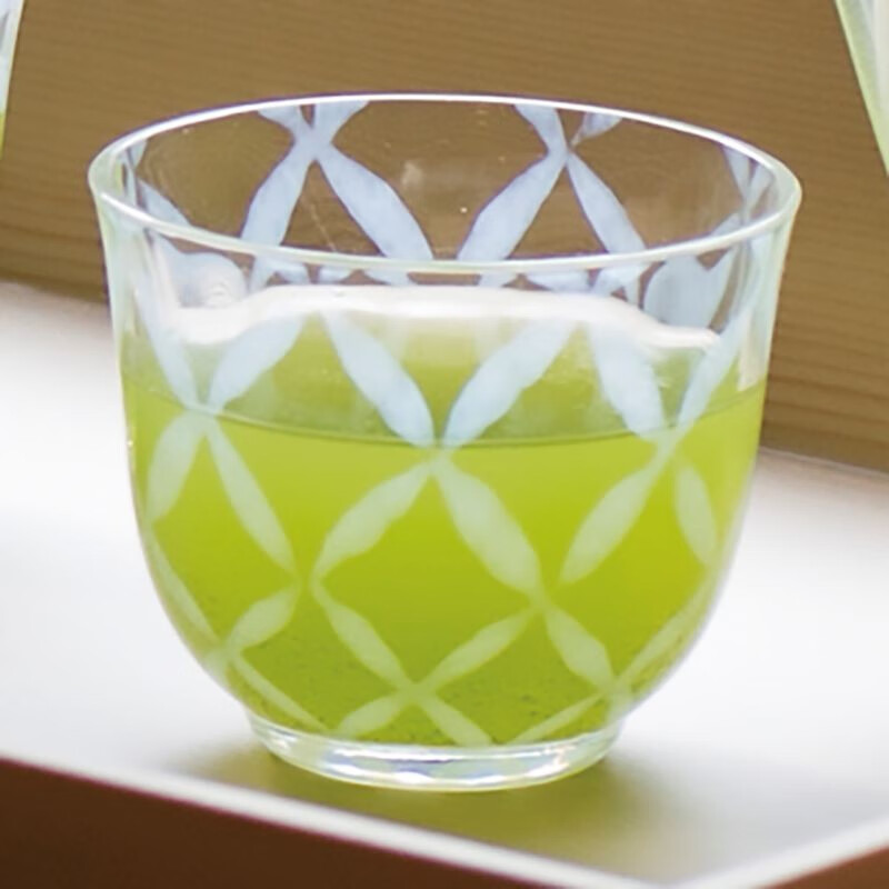 广田硝子株式会社（H）日本进口凉茶杯玻璃杯水杯日式高级工艺大正浪漫 格子
