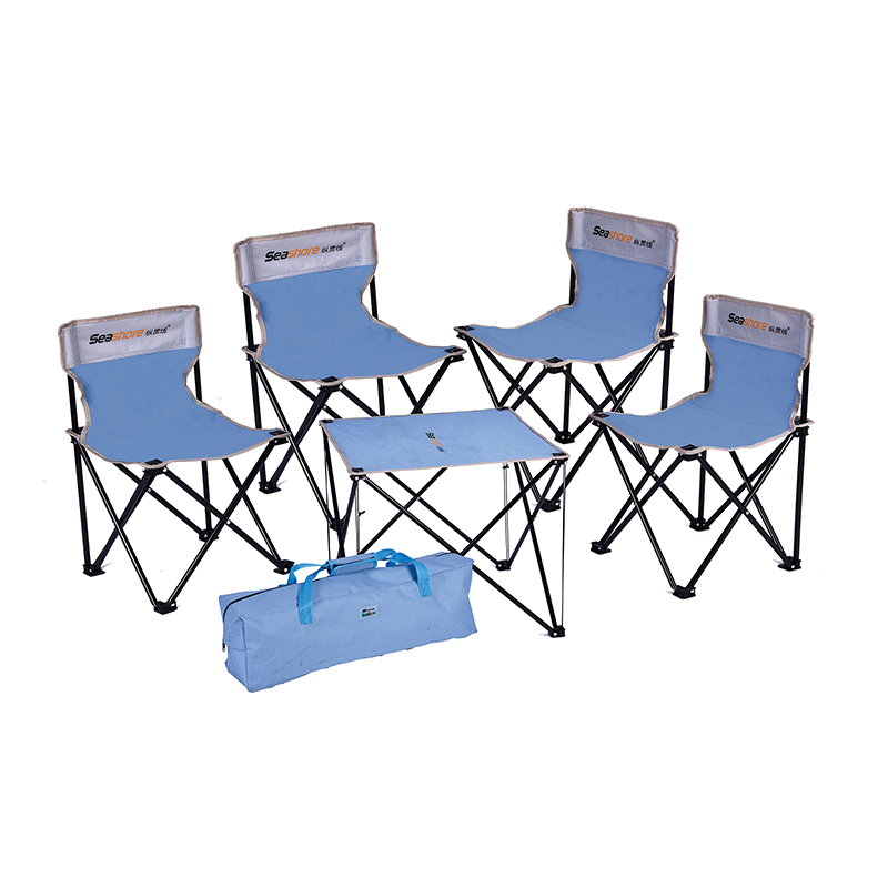 纵贯线 户外折叠桌椅组合便携式野餐桌椅套装烧烤露营装备用品休闲ST-10