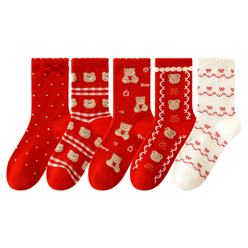 ���ڲ�����caramella25�������ﶬ������Ů��ë��5˫װ��Ů�ɰ�����˯����Ů����Ͳ�� 101.34Ԫ��3��(��33.78Ԫ/��)