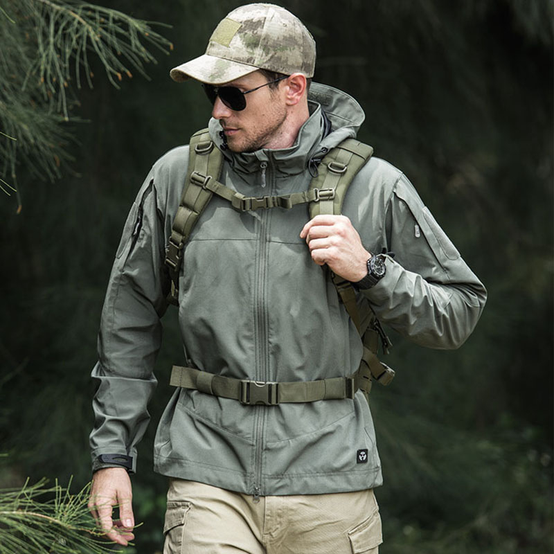 jerrie mock户外执政官抓绒软壳冲锋衣轻量化休闲战术冲锋衣防风时尚