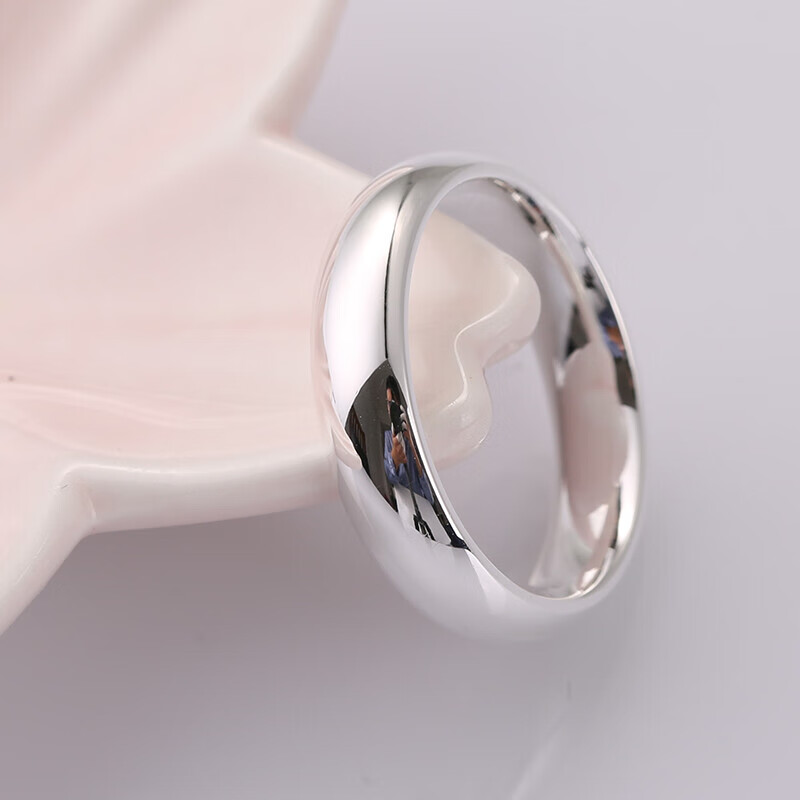 朵洛荷s999足银戒指男足银情侣对戒女ins潮人复古单身冷淡简约 18号