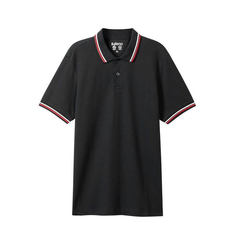 班尼路POLO衫价格走势分析，男式夏季弹力短袖T恤8890112900A纯黑S